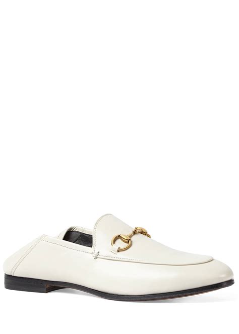 gucci horsebit loafers beige|Gucci brixton loafer.